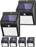 6 Pack Outdoor Solar Motion Lights - 3 Modes/100Led Wireless, IP65 Waterproof Solar Security Lights with Motion Sensor for Front Door, Backyard, Garage, Deck